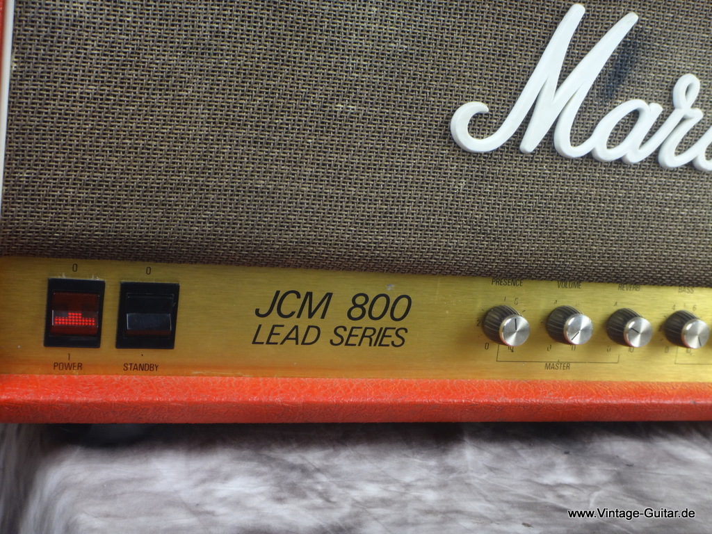 Marshall Jcm 800 Halfstack 1986 Red Amp For Sale Vintage Guitar Oldenburg