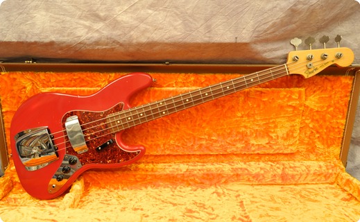 Fender Custom Shop 1964 Jazz Relic 1999 Dakota Red