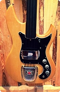 Hagstrom Jazzbass/scanbass Fretless 1973 Natural