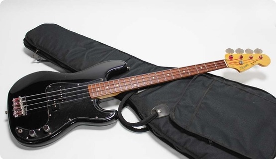 Fender Japan Squier Jv Precision Bass 1984 Black