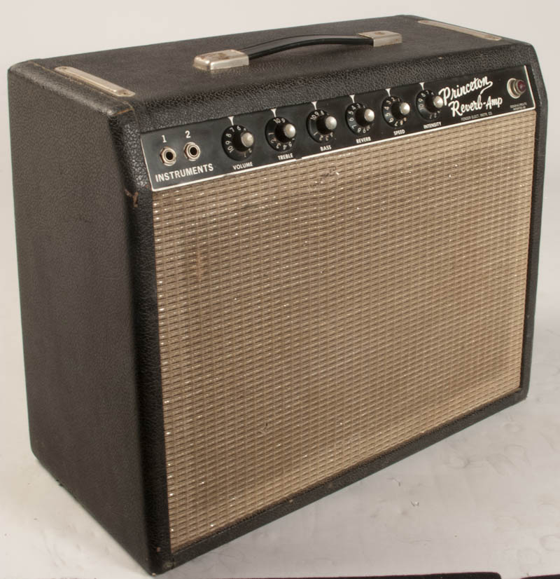 Fender Princeton Reverb 1964 Black Amp For Sale Guitars West
