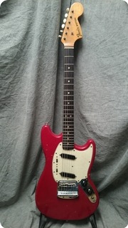Fender Mustang 1966 Red And White