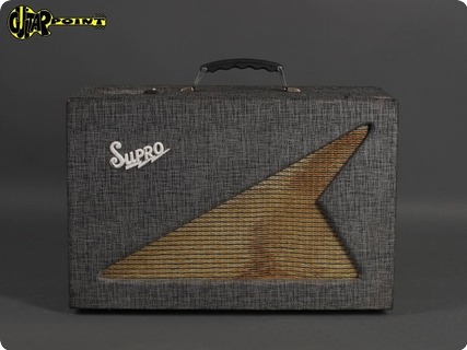 Supro Reverberation 600 / Tube Reverb Tank 1961 Grey/silver