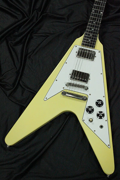 Greco Flying V Super Real Series 1982 White Guitar For Sale Guitar 