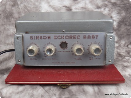 Binson Echorec Baby 1962 Red White Tolex