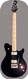 Music Man Reflex Game Changer With Piezo 2015-Black With Matched Headstock