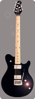 Music Man Reflex Game Changer With Piezo 2015 Black With Matched Headstock
