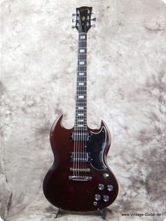 Gibson Sg Custom 1972 Cherry Refinished
