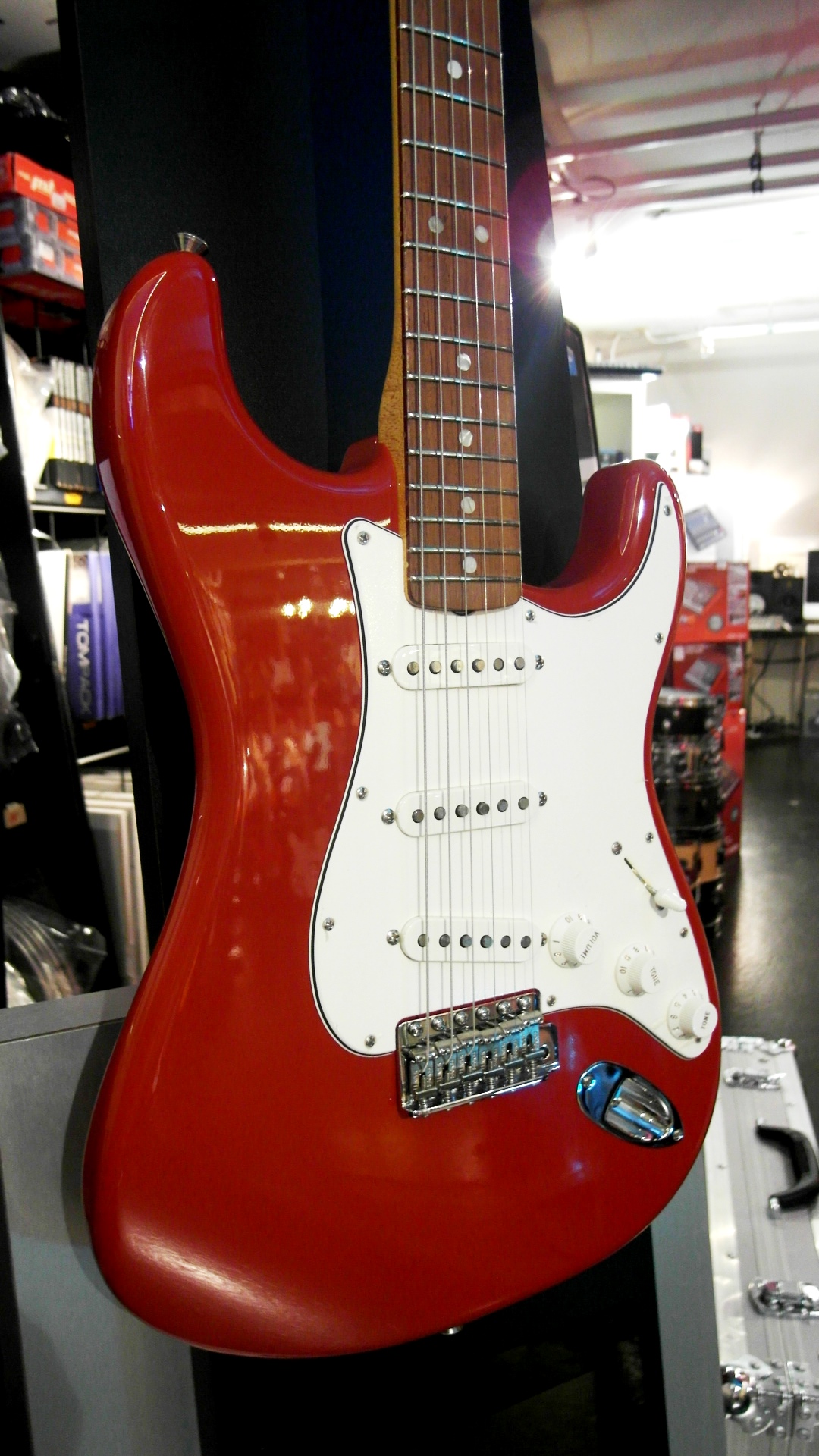 Fender NOS Custom Shop 1965 Stratocaster 2015 Red Guitar For Sale