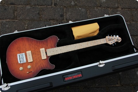 Music Man Axis Super Sport P90 2015 Honey Burst Guitar For Sale Martin s Musik Kiste