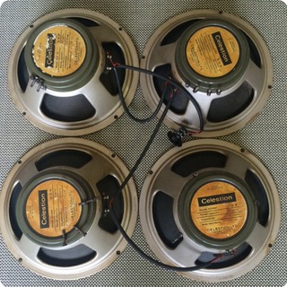 Celestion 20w Greenback Quad 4x12 Speakers 1966