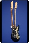 Mosrite Joe Maphis Model Double Neck 612 String 1401 1966 Ink Blue