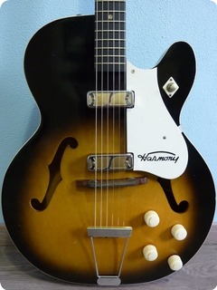 Harmony Rocket H54 1961 Sunburst Guitar For Sale Hender Amps