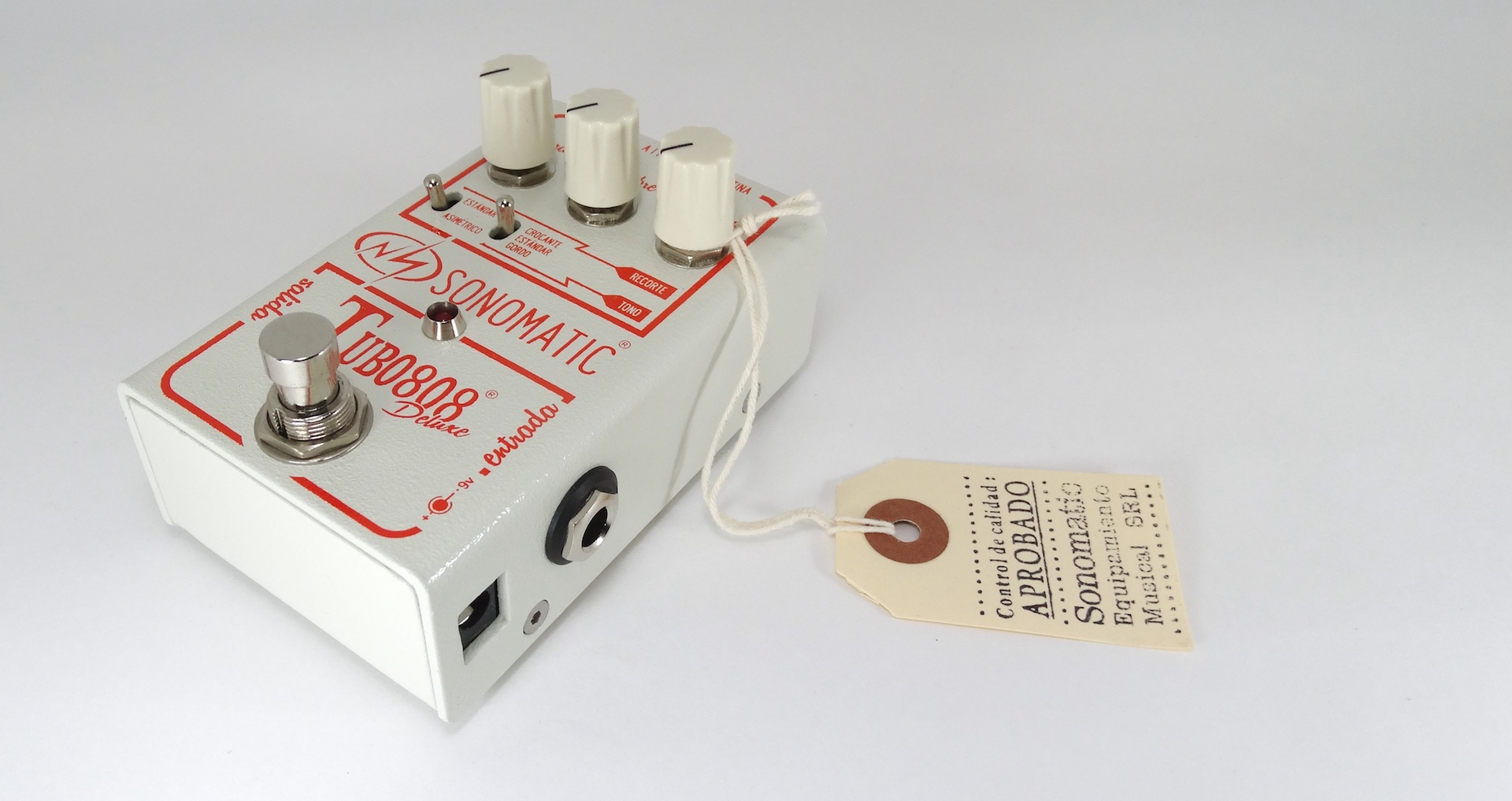 Sonomatic TUBO808 DELUXE OVERDRIVE 2015 White Effect For Sale