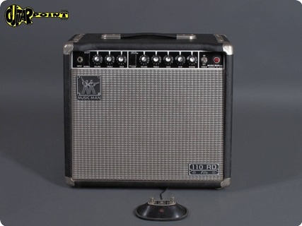 Music Man 110 Rd Fifty   50 Watt 1982 Black Tolex