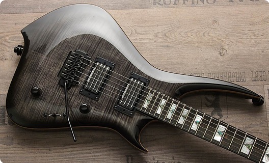 Zerberus Guitars Chimaira 2015 Black Smoke Burst