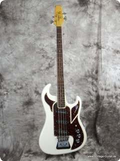 Burns Baldwin Shadows Bass White