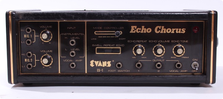 Evans Echo Chorus E5 Tape Delay 1970 Black