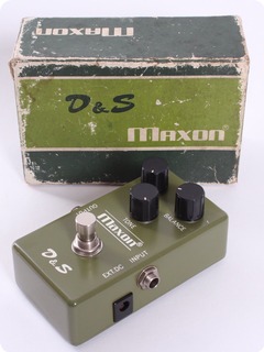 Maxon D&s Distortion And Sustainer 1978 Green