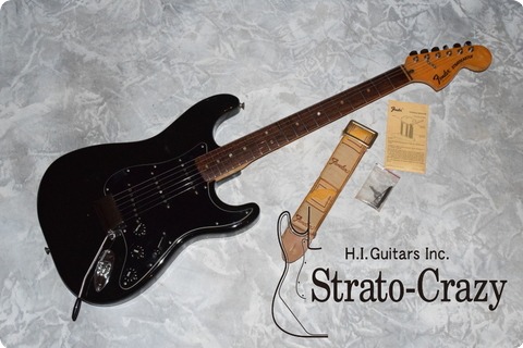 Fender Stratocaster 1978 Black Guitar For Sale H.I. Guitars, Inc.