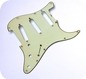 GuitarSlinger Parts-Aged 62 SC Pickguard  - Mint Green -  3 Ply - #1035 - Fits To Strat®-2015-Mint Green