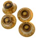 Montreux-59 Top Hat Knob Set - Gold - #8704 - Fits To Les Paul® And Similar Models-2015-Gold