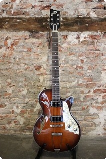 Duesenberg Starplayer Tv Hollow Vintage Burst 2015 Vintage Burst