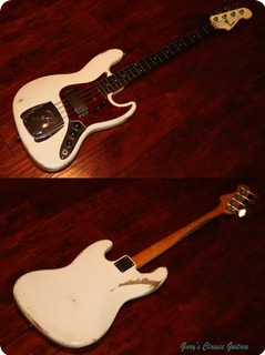 Fender Jazz Bass   (#feb0298) 1962 Olympic White