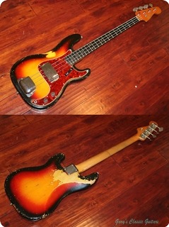 Fender Jazz Bass  (#feb0299) 1963 Sunburst