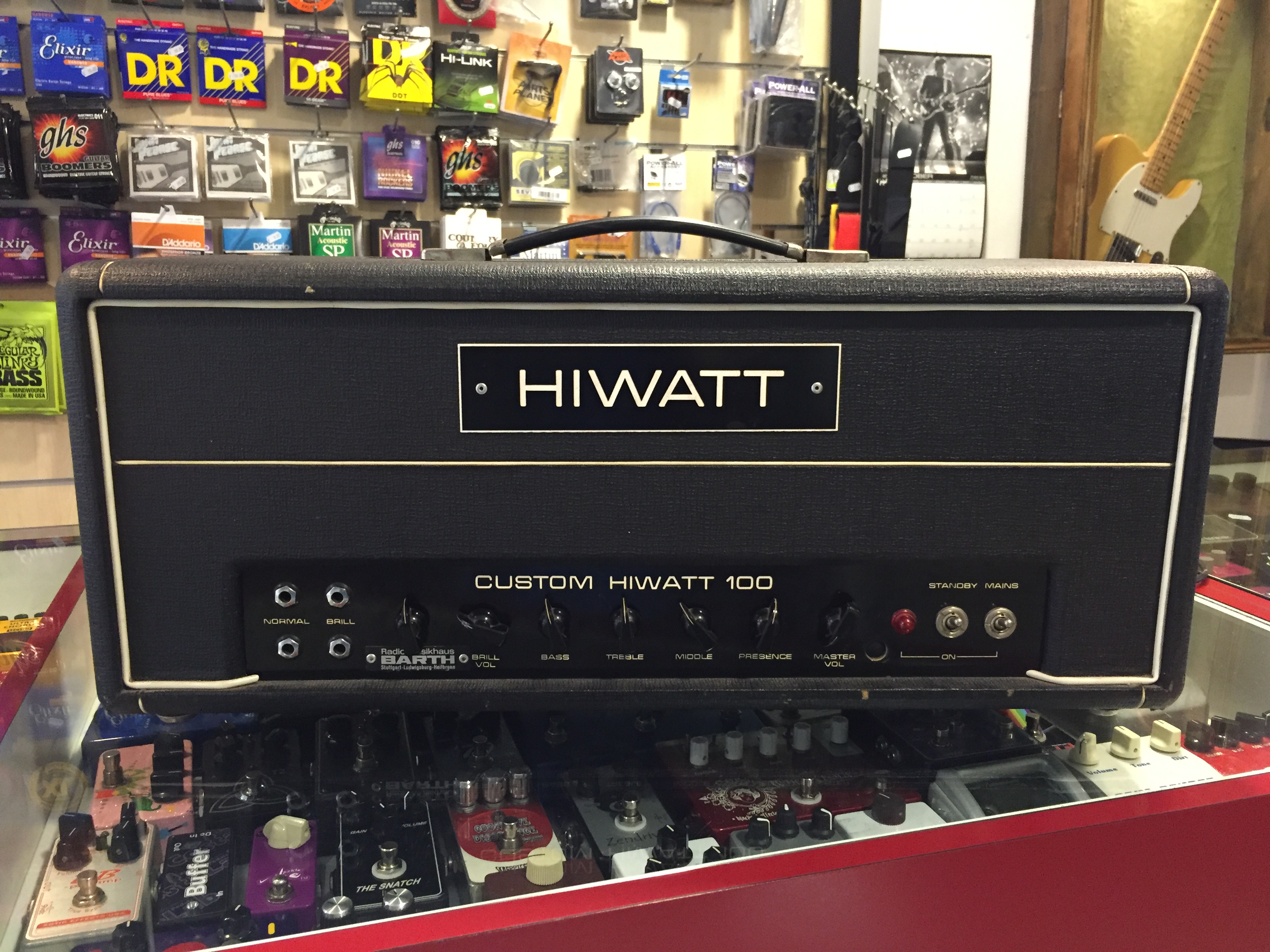 Hiwatt Custom 100 Dr103 1970 Amp For Sale Epica Music Center