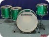 Ludwig USA Classic Maple Shellset  2016-Green Sparkle (Wrap)