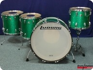 Ludwig USA Classic Maple Shellset 2016 Green Sparkle Wrap