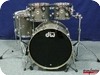 Dw Collectors Series Exotic Shellset Grey Birds Eye 2015 Satin Natural Over Dyed Grey Birds Eye
