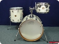 Dw Jazz Series Finish Ply Shellset 2015 Ultra White Marine Pearl