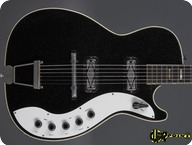 Silvertone Danelectro Jupiter Model 1423 1959 Black Sparkle
