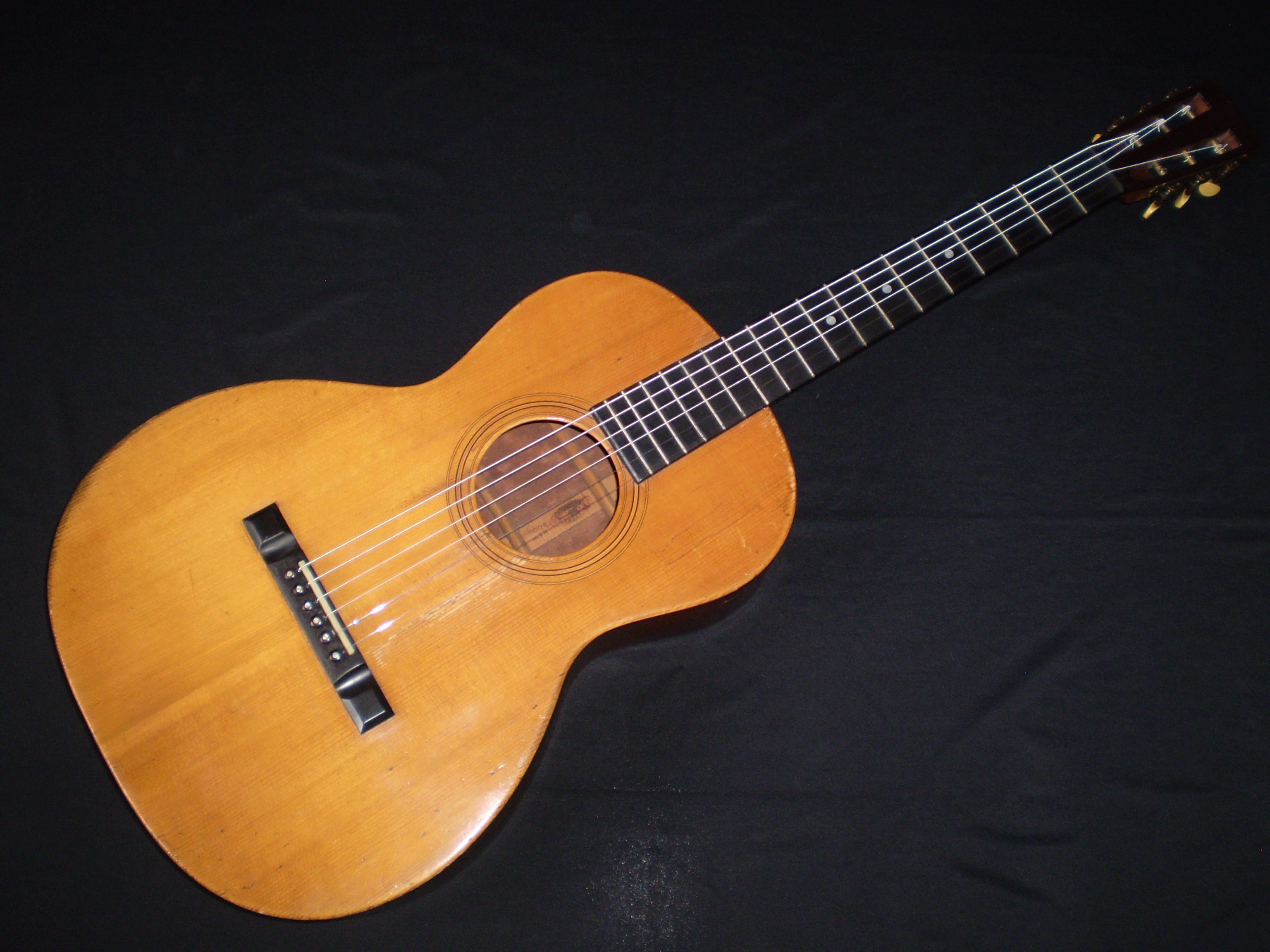 Washburn Parlour Guitar 1895 Natural Guitar For Sale Glenns Guitars