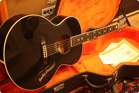 Gibson J185  'harley Davidson' 1994 Black