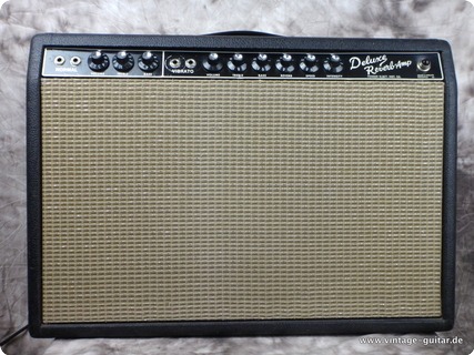 Fender Deluxe Reverb Amp 1964 Black Tolex
