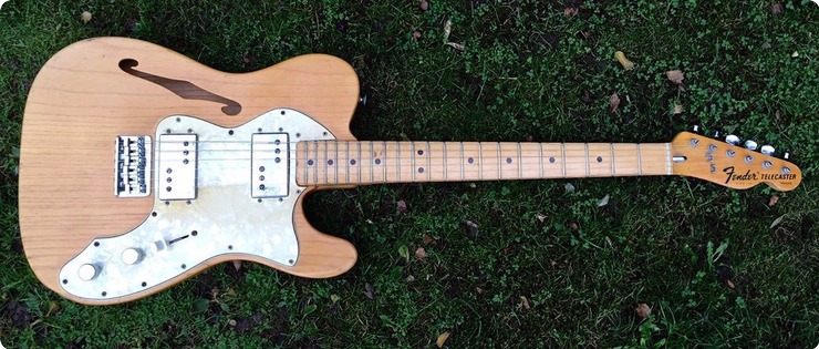 Fender Telecaster Thinline Ex John Squire The Stone Roses 1973 Natural