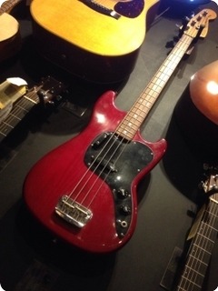 Fender Musicmaster 1978 Transparent Red
