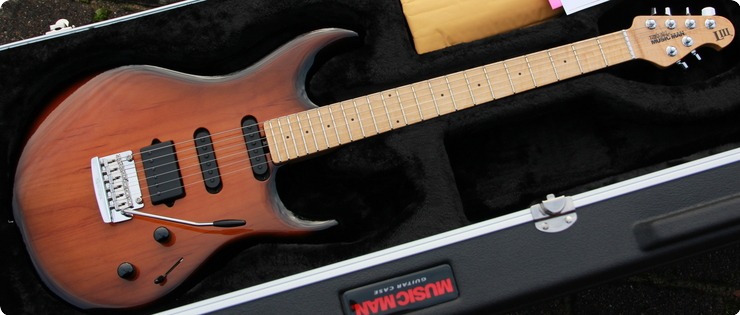 Music Man Musicman Pdn Luke Iii Maple Fretboard 2015 Vintage Tobacco Burst