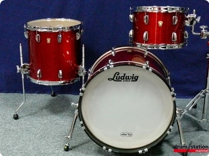 Ludwig Usa Classic Maple 2015 Red Sparkle (wrap)