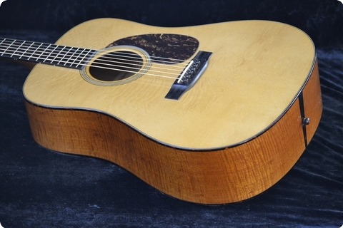Rozawood Custom D 18   Curly Honduran Mahogany B&s 2015 Nitrocellulose Lacquer / Natural