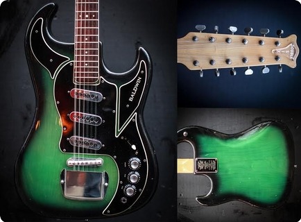 Burns Baldwin Double Six  1966 Green Sunburst 