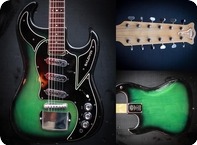 Burns Baldwin Double Six 1966 Green Sunburst