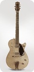 Gretsch Silver Jet 1960 Silver Sparkle Top Natural Back And Sides
