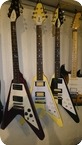 Greco Flying V 1980 Yellow Red zebra