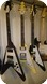 Greco Flying V 1980 Yellow Red zebra