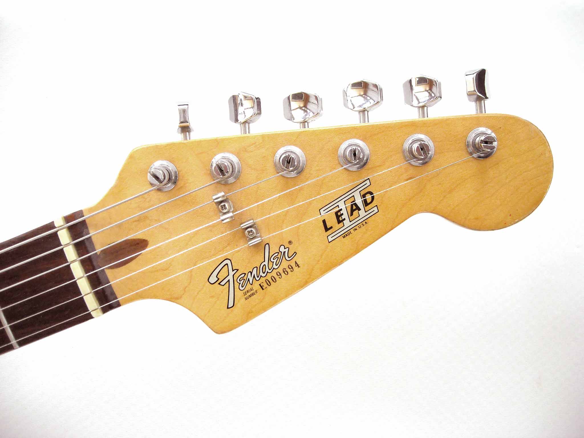 Fender Lead II 1980 Red Guitar For Sale WutzdogGuitars