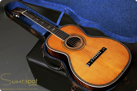 Lyon & Healy 1920 Lyon & Healey Conservatory Aquilla Parlour Acoustic Vintage Acoustic Guitar 1920 Clear